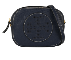 Small Camera Bag, Leather, Blue, MIC, S, 3*